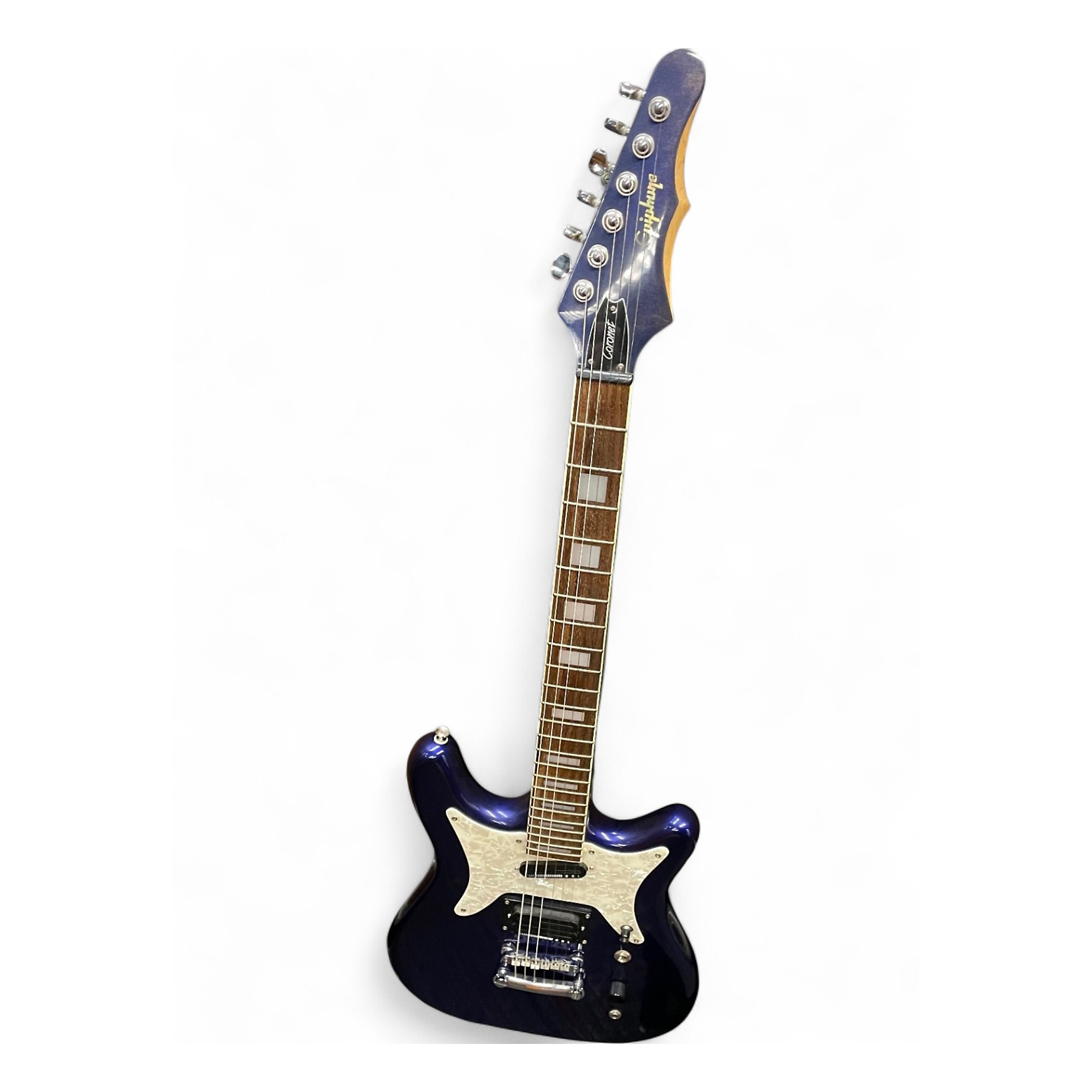 Used Epiphone Coronet Reissue MIK Midnight Blue Solid Body
