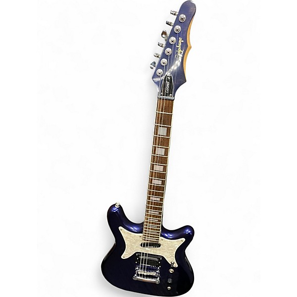 Used Epiphone Coronet Reissue MIK Midnight Blue Solid Body Electric Guitar