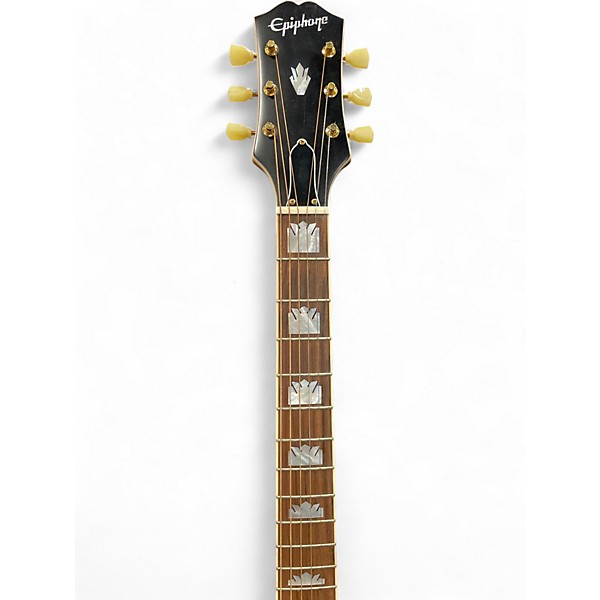 Used Epiphone J-200 Natural Acoustic Electric Guitar