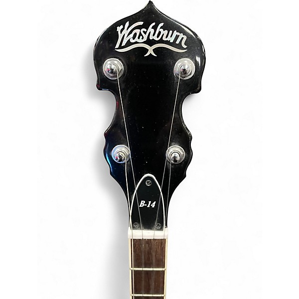 Used Washburn B14 Black Banjo