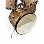 Vintage 1960s Ludwig 4 Piece Hollywood Outfit Gold Sparkle Drum Kit