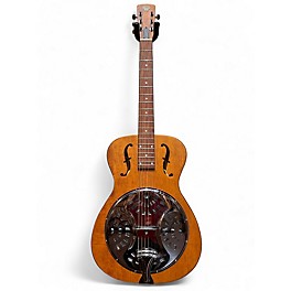 Used Dobro Hound Dog Roundneck Vintage Brown Acoustic Guitar