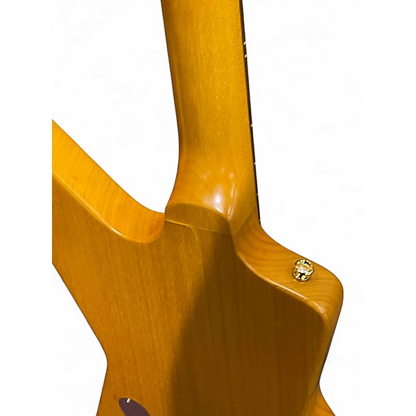 Used Epiphone Explorer Natural Solid Body Electric Guitar