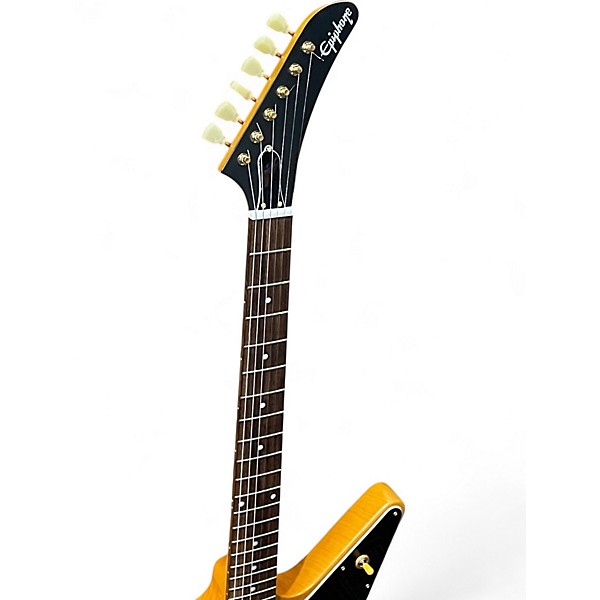 Used Epiphone Explorer Natural Solid Body Electric Guitar