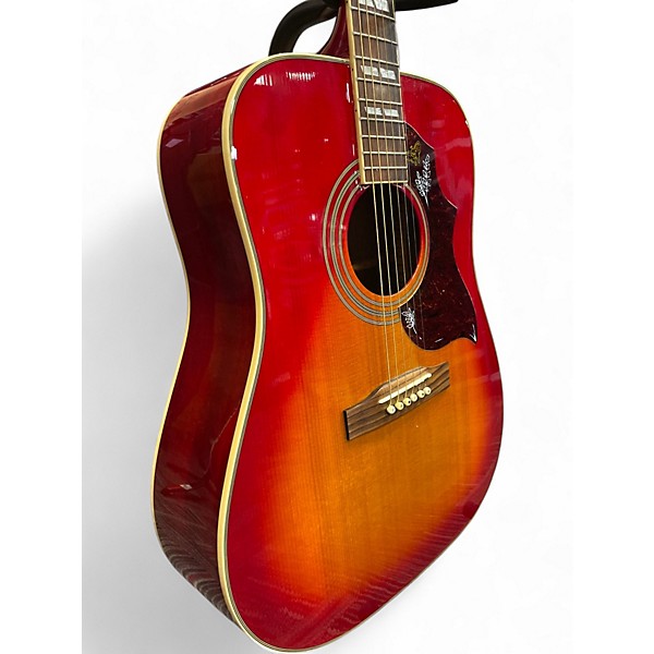Used Epiphone Hummingbird 2 Color Sunburst Acoustic Guitar