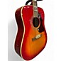 Used Epiphone Hummingbird 2 Color Sunburst Acoustic Guitar