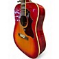 Used Epiphone Hummingbird 2 Color Sunburst Acoustic Guitar