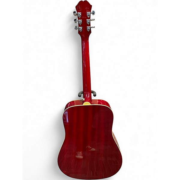 Used Epiphone Hummingbird 2 Color Sunburst Acoustic Guitar