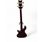 Used Schecter Guitar Research Stiletto Elite 4 String Red Electric Bass Guitar