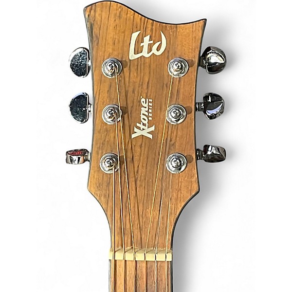 Used ESP LTD XDC6E  Natural Acoustic Electric Guitar