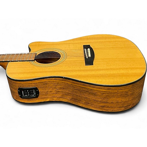 Used ESP LTD XDC6E  Natural Acoustic Electric Guitar