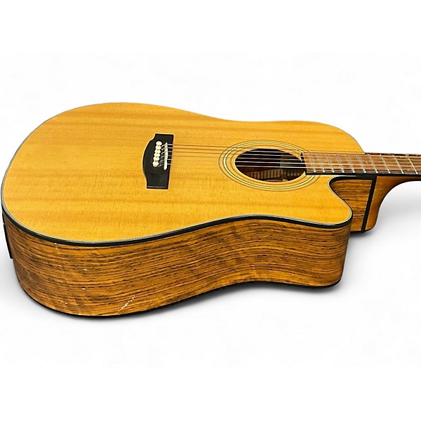 Used ESP LTD XDC6E  Natural Acoustic Electric Guitar