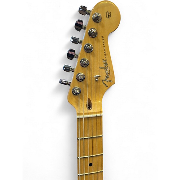 Used Fender American Standard Stratocaster HSS Shawbucker Black Solid Body Electric Guitar