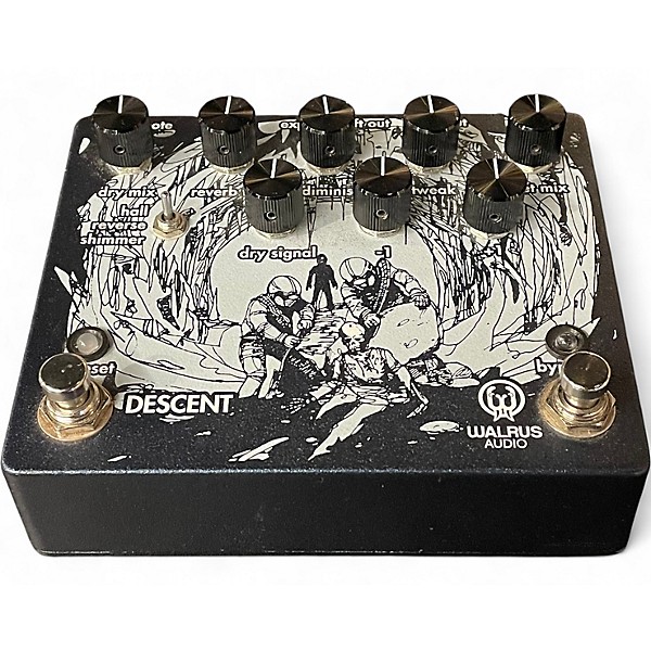 Used Walrus Audio Descent Reverb Effect Pedal