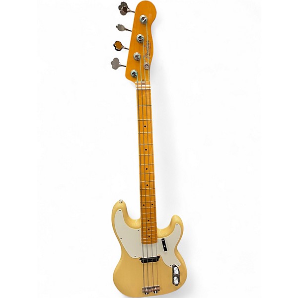 Used Fender AMERICAN VINTAGE II 1954 PRECISION BASS Vintage Blonde Electric Bass Guitar