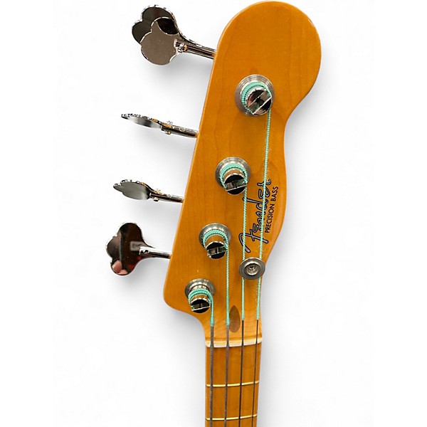 Used Fender AMERICAN VINTAGE II 1954 PRECISION BASS Vintage Blonde Electric Bass Guitar