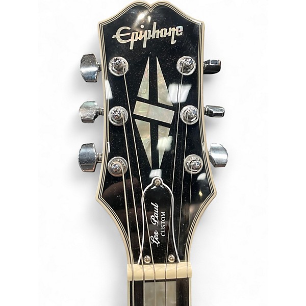 Used Epiphone Les Paul Custom ADAM JONES SILVER BURST Solid Body Electric Guitar