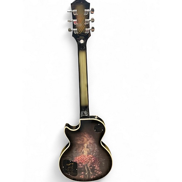 Used Epiphone Les Paul Custom ADAM JONES SILVER BURST Solid Body Electric Guitar