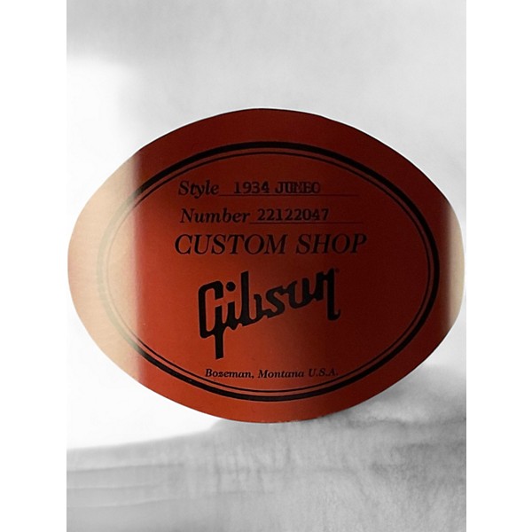 Used Gibson 1934 JUMBO Vintage Sunburst Acoustic Guitar