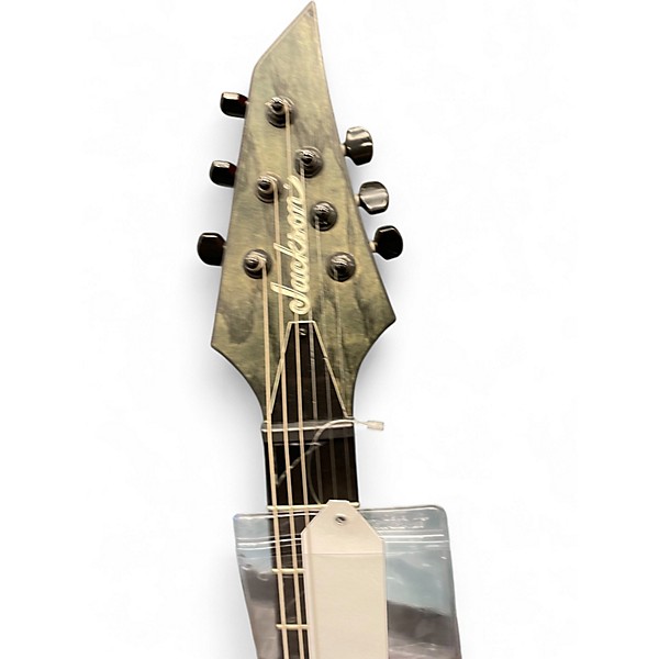 Used Jackson Pro Series Monarkh SCQ SWAMP GREEN Solid Body Electric Guitar