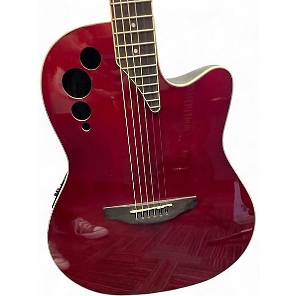 Used Applause AE44II-RR RED Acoustic Guitar