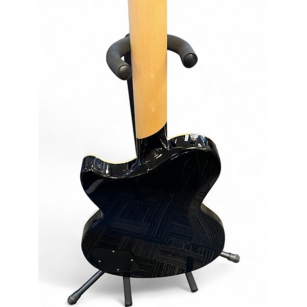 Used D'Angelico PREMIER ATLANTIC BLACK Solid Body Electric Guitar