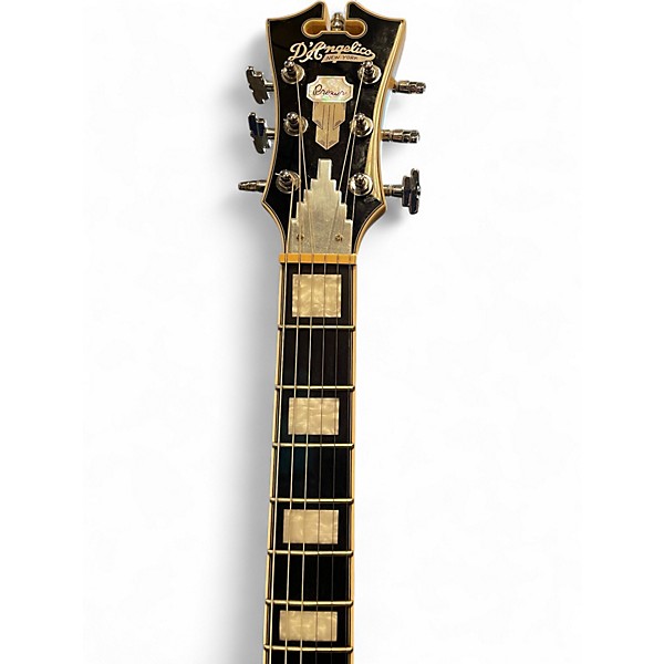 Used D'Angelico PREMIER ATLANTIC BLACK Solid Body Electric Guitar