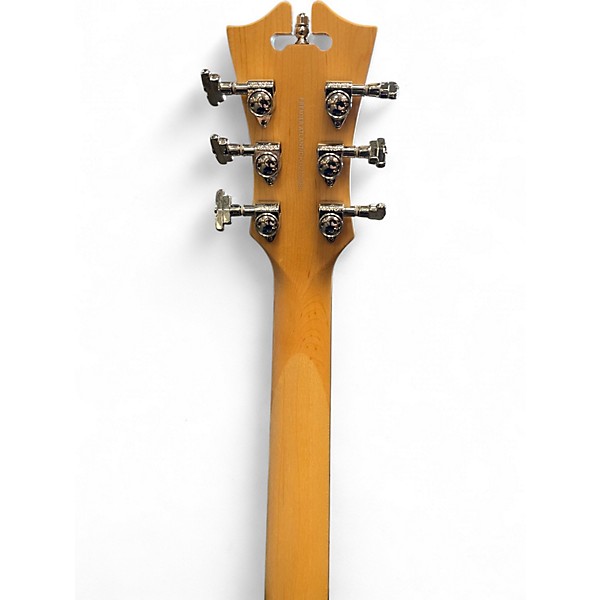 Used D'Angelico PREMIER ATLANTIC BLACK Solid Body Electric Guitar