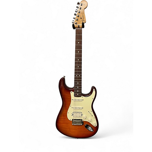 Used Fender Deluxe Stratocaster 2 Color Sunburst Solid Body Electric Guitar