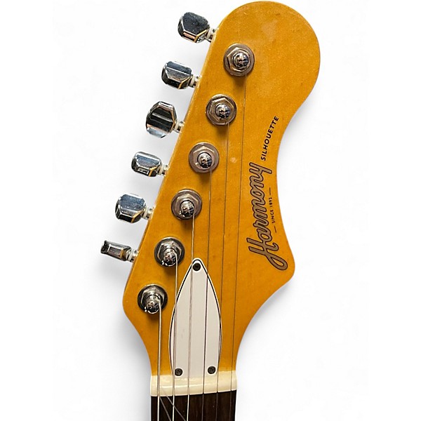 Used Harmony SILHOUETTE CHAMPAGNE Solid Body Electric Guitar