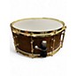 Used Vessel Drum Co. 14X6.5 Custom Maple Snare Chocolate Stain Drum