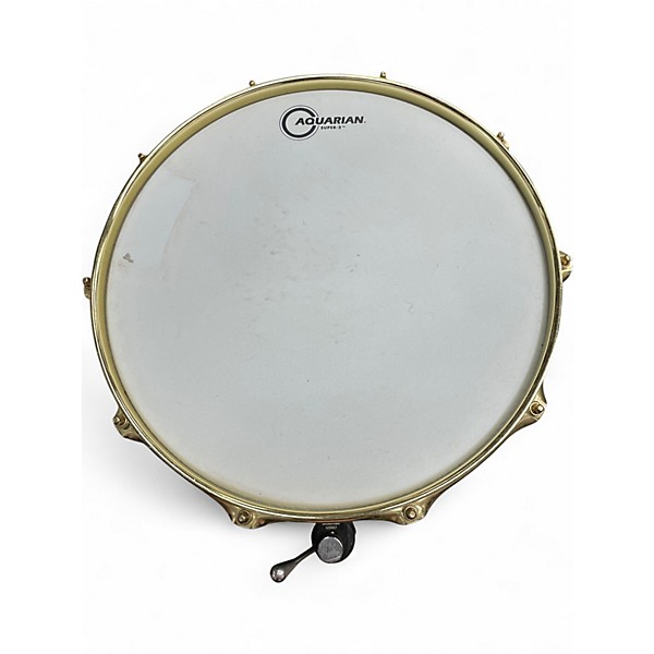 Used Vessel Drum Co. 14X6.5 Custom Maple Snare Chocolate Stain Drum