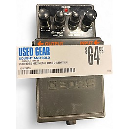 Used BOSS MT2 Metal Zone Distortion Effect Pedal