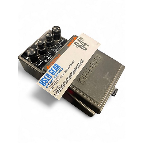 Used BOSS MT2 Metal Zone Distortion Effect Pedal