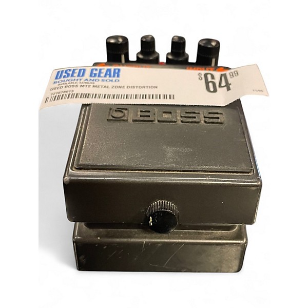 Used BOSS MT2 Metal Zone Distortion Effect Pedal