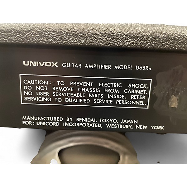 Vintage 1970s Univox u65r Guitar Combo Amp