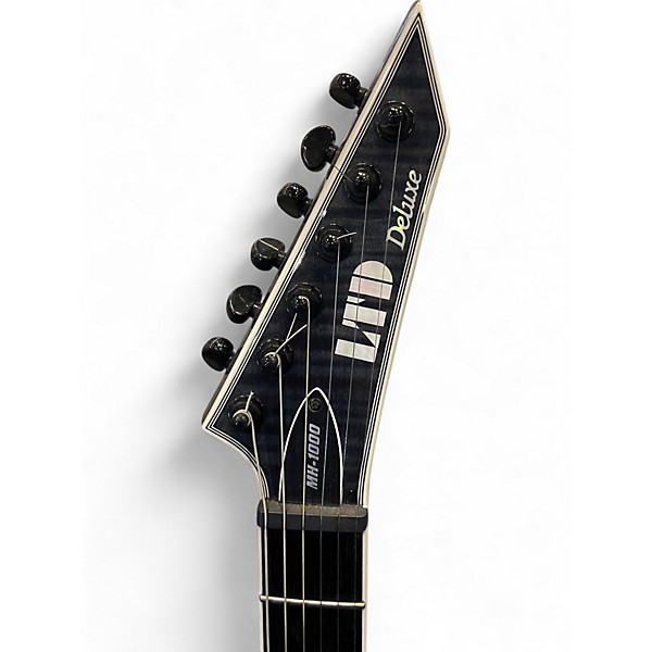 Used ESP LTD MH1000 BLACK Solid Body Electric Guitar