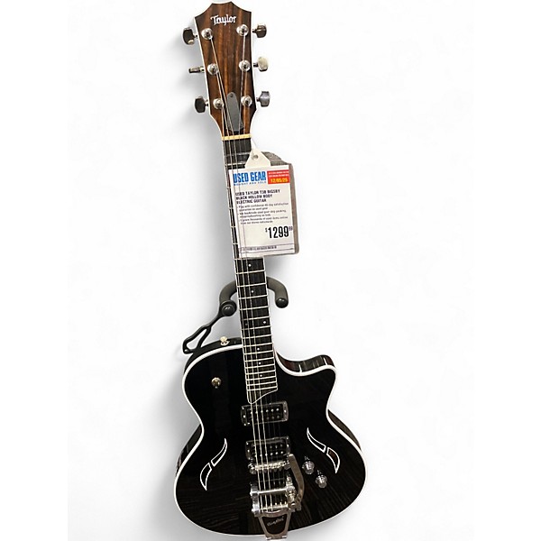 Used Taylor T3B Bigsby Black Hollow Body Electric Guitar