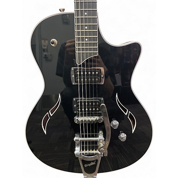 Used Taylor T3B Bigsby Black Hollow Body Electric Guitar