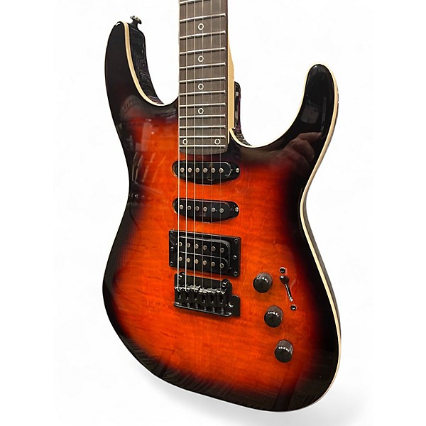 Used Fesley DELUXE S 3 Color Sunburst Solid Body Electric Guitar