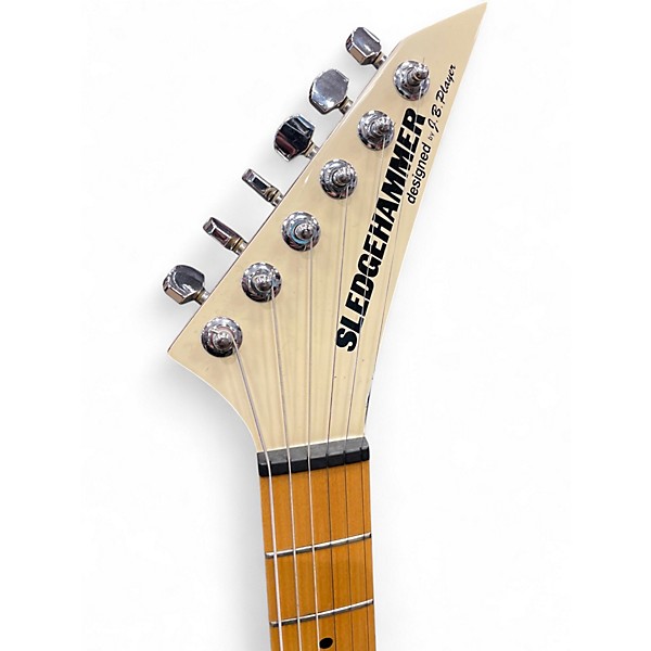 Used JB Player SLEDGEHAMMER Cream Solid Body Electric Guitar