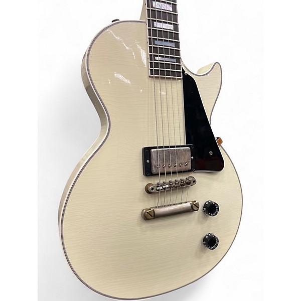 Used Gibson M2M LES PAUL JUNIOR CUSTOM MURPHY LAB Polar White Solid Body Electric Guitar