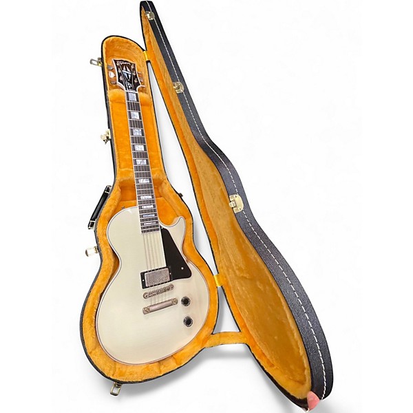 Used Gibson M2M LES PAUL JUNIOR CUSTOM MURPHY LAB Polar White Solid Body Electric Guitar