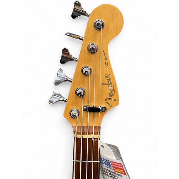 Used 1996 Fender American Standard Jazz Bass V Burgundy Electric Bass Guitar