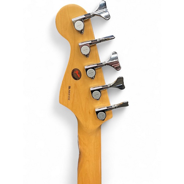 Used 1996 Fender American Standard Jazz Bass V Burgundy Electric Bass Guitar