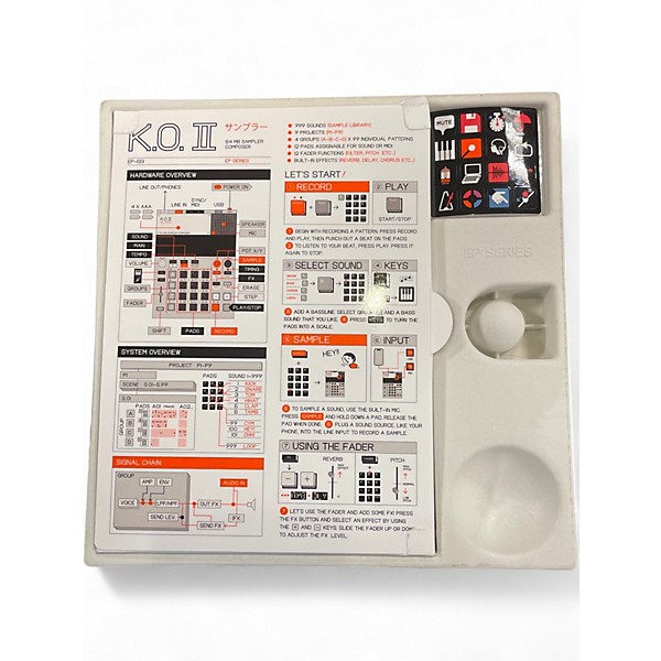 Used teenage engineering K.O.II Synthesizer