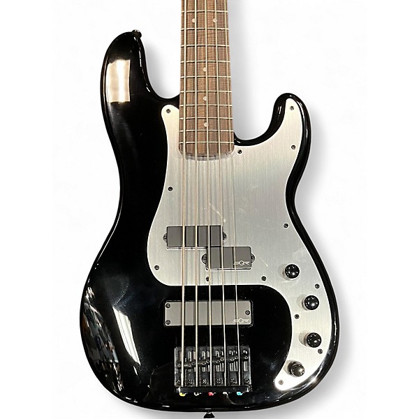 Used Squier CONTEMPORARY ACTIVE PRECICSION BASS PH V Black Electric Bass Guitar