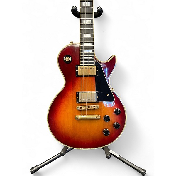Vintage 1988 Gibson Les Paul Custom Sunburst Solid Body Electric Guitar