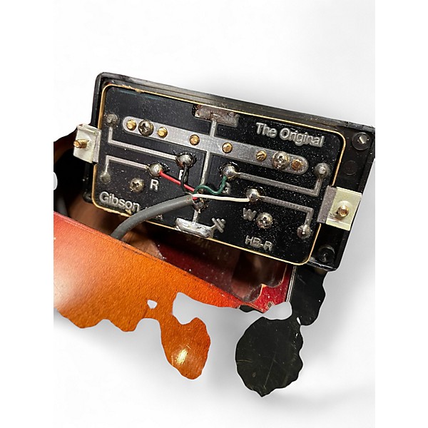 Vintage 1988 Gibson Les Paul Custom Sunburst Solid Body Electric Guitar