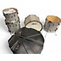 Used Ludwig 4 Piece CLASSIC MAPLE MONSTER MACHINE Silver Sparkle Drum Kit thumbnail